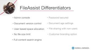 Konica Minolta Legal TV:  FileAssist