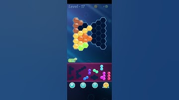 Block! Hexa Puzzle~HexaMage B block 10 to 11 levels~ level-17