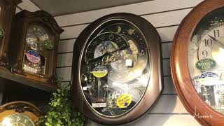 RHYTHM Velvet Cosmos Clock - 4MH428WU06 （リズムスモールワールドからくり時計）