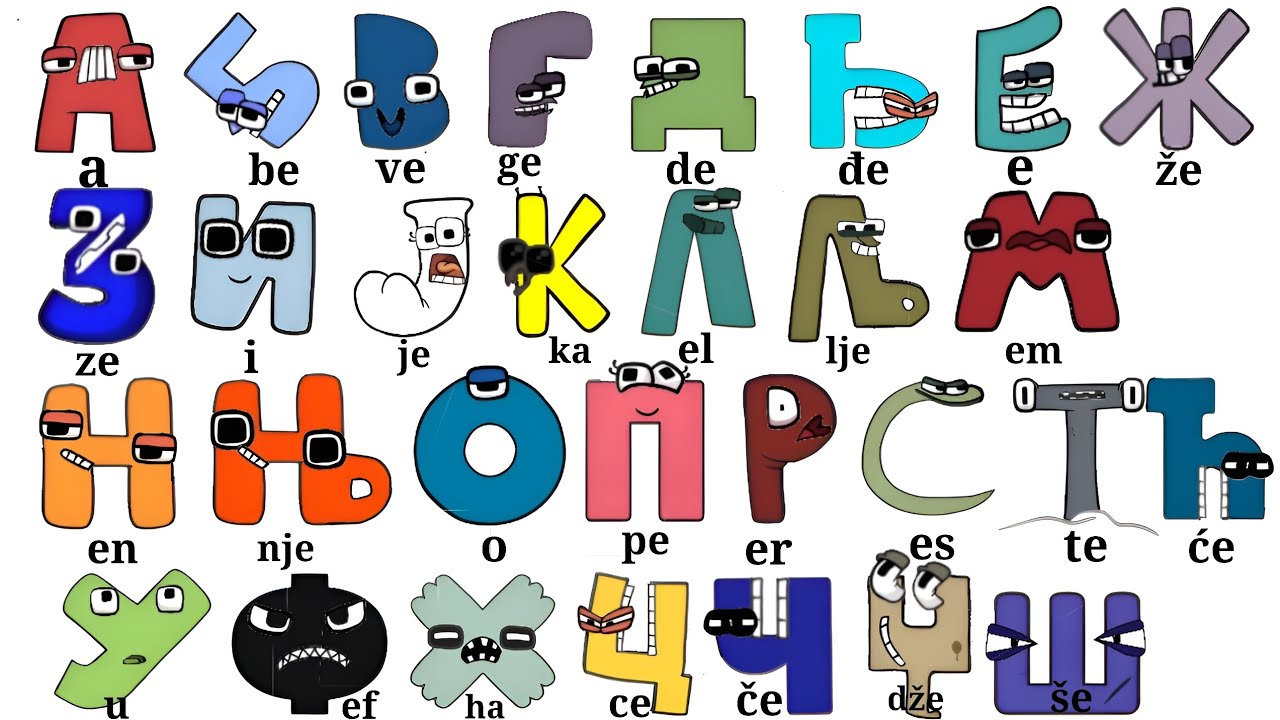 Serbian alphabet lore song new version 