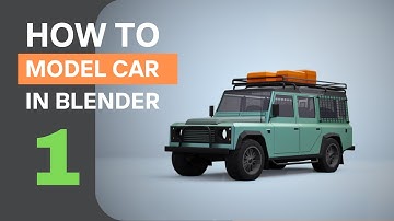 Modelleren van een terreinwagen in Blender - Beginnersvriendelijke tutorial - DEEL 1/4