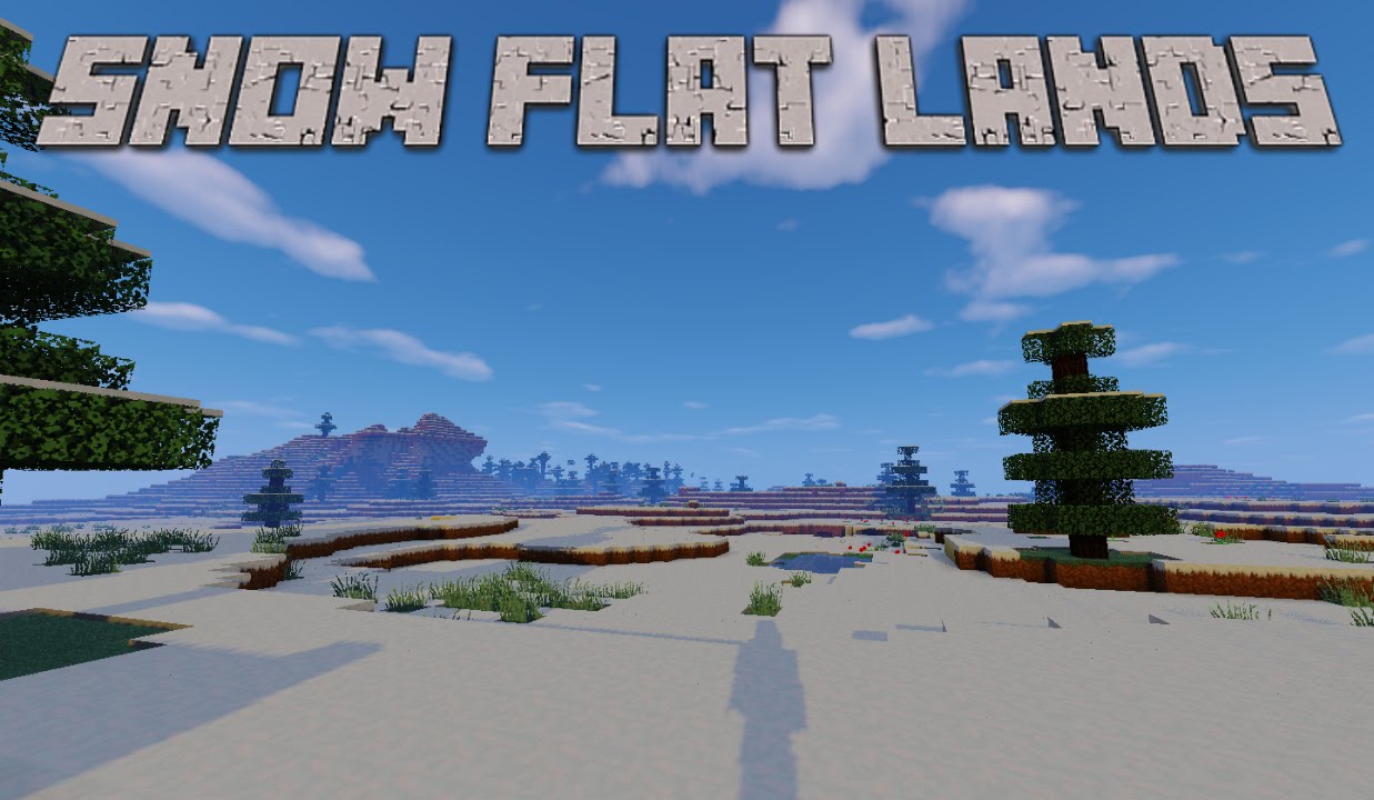 Forudsige mindre morgenmad Large Snow Flat Lands - Minecraft-Seeds.net