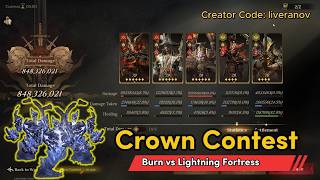 Burn Team vs Lightning Guardians | Crown Contest | Dragonheir | Season 5