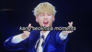 Video thumbnail of "produce x 101 | kang seokhwa moments"