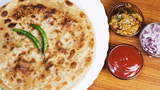 Sattu Ka Paratha|Chatur Porota|Bread Stuffed  With Roasted Chickpea Flour |