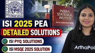 ISI MSQE PEA 2025 Q21-30 | ISI MSQE PYQs DETAILED SOLUTIONS | MA ECONOMICS ENTRANCE COACHING