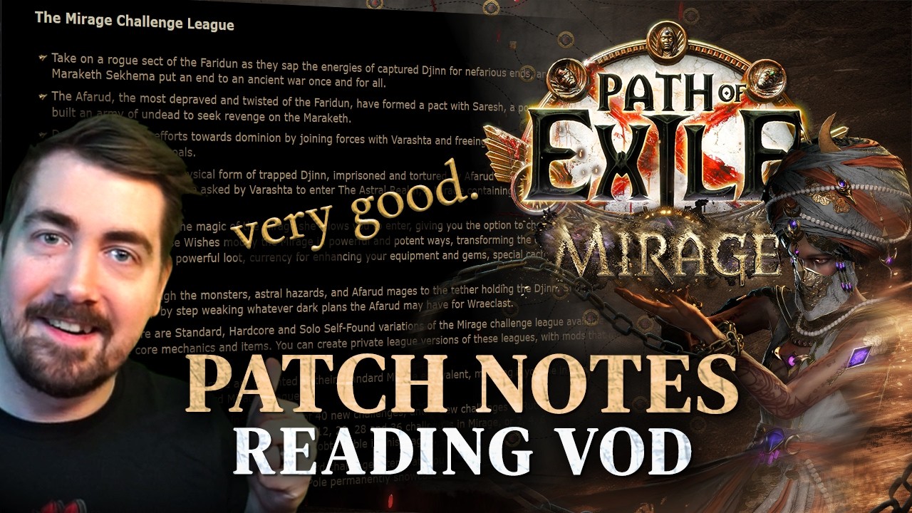 The Patch Notes POE1 NEEDED!! - Full Patch Notes Reading