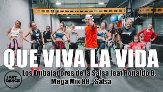 Que Viva La Vida  Mega Mix 88  Zumba  Salsa L Coreografia L Cia Art Dance