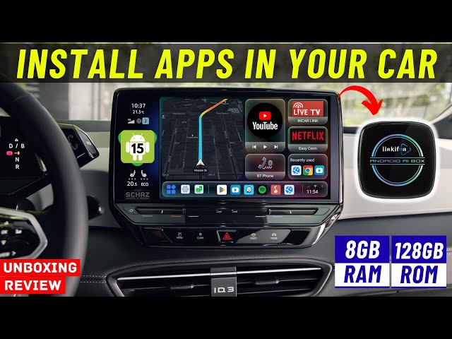 New Linkifun GT8D CarPlay USB Adapter Android 15 | Install Apps in