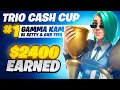 1ST PLACE TRIO CASH CUP 🏆 ($2400) w/ Setty & Teeq