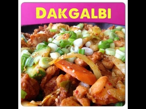 KOREAN FOOD Chicken DakGalbi  Recipe