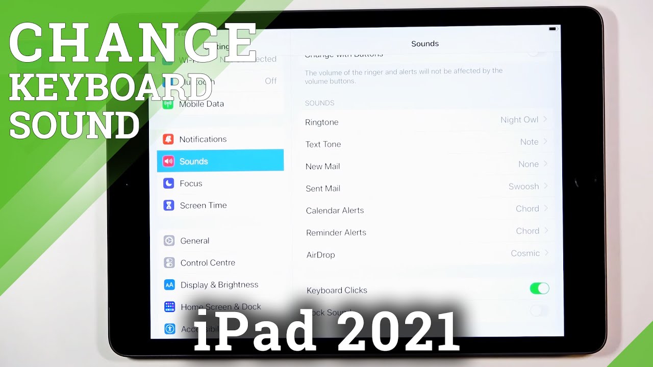 How To Enable Keyboard Clicks On IPad 9th Gen 2021 Turn On Off
