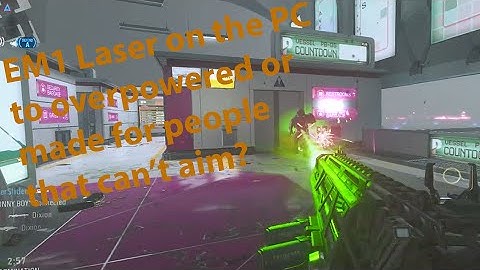 CoD: Advanced Warfare Multiplayer PC EM1 Overpowered Laser - To easy or to strong?