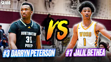 BEST GUARDS In High School Matchup! 🔥 Darryn Peterson vs Jalil Bethea at the Kobe Bryant Classic 🤩🚨