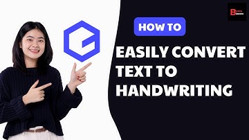 How To Easily Convert Text To Handwriting | Text Convert Into Handwriting
