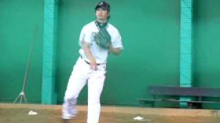 20110214 小林寛ブルペン2