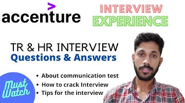 Accenture interview Experience 2021 | TR & HR inteview questions | Accenture communication test