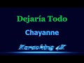 Chayanne Dejaría Todo Karaoke 4K