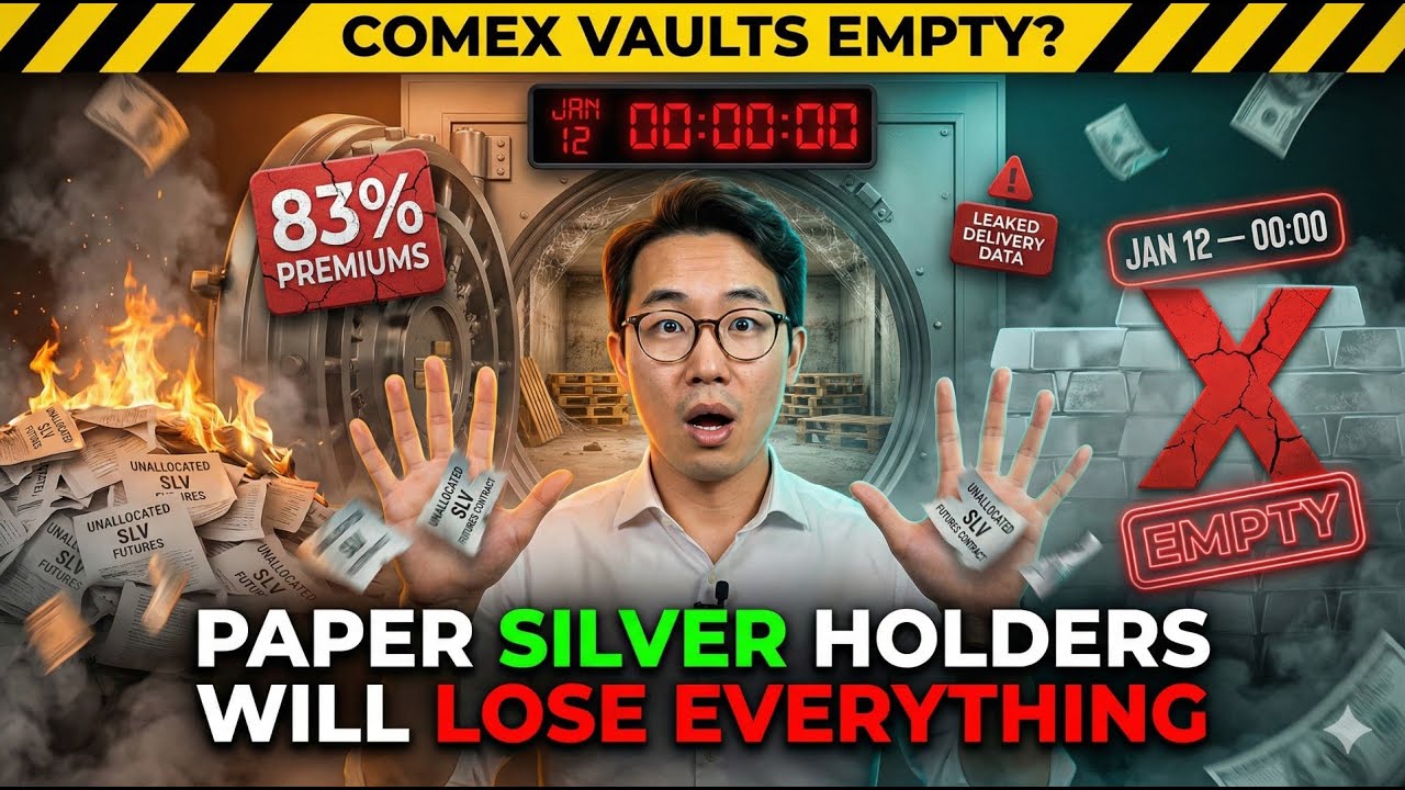 COMEX Silver Vaults EMPTY by Jan 12th – Why Paper Silver Holders Are About to Lose EVERYTHING