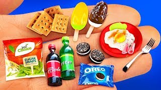 How to make miniature food and things crafts? watch this new diy video
about 14 ideas for 5 minute crafts. in video: popsicle, salt ...