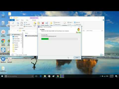 Hướng dẫn tải chương trình và cài đặt chương trình phần mềm kế toán Cost Accounting