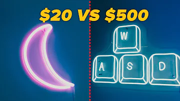 $20 VS $500 LED NEON SIGN