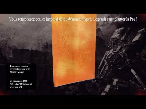 Bug Apex Legends démarrage sur Ps4 résolu