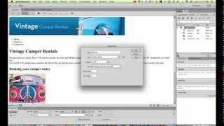 Dreamweaver CC Tutorial   Part 11   Creating a navigation