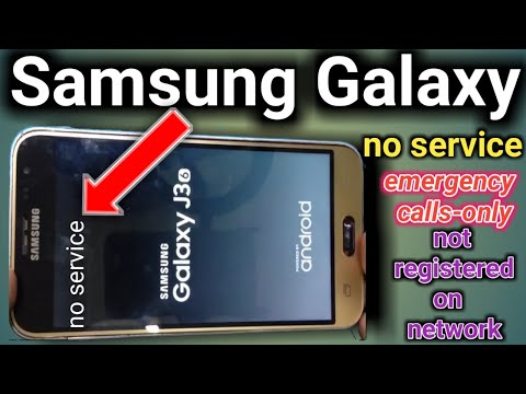 Samsung J3 No Service/emergency calls only/Not Registered on network | All Samsung Network fix 100%