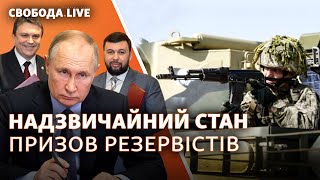 Надзвичайний стан і призов резервістів. Як Україна готується до війни? | Свобода Live