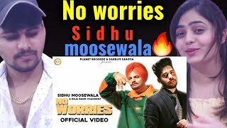 Husband Wife Reactions on Punjabi Song NO WORRIES | SIDHU MOOSE WALA | RAJA GAME CHANGERZ