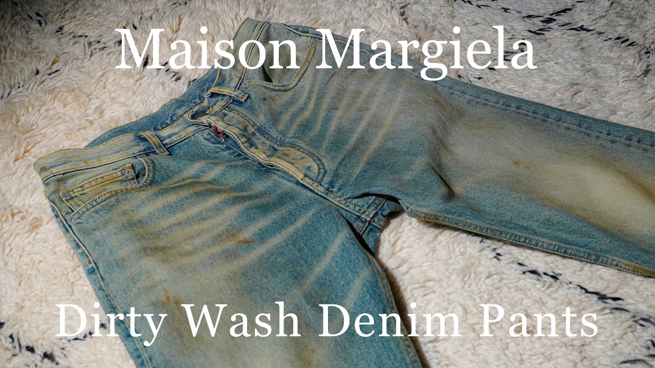 【国内即発】MAISON MARGIELA ウォッシュジーンズ Maison Margiela】Dirty Wash Denim Pantsという名作 - YouTube
