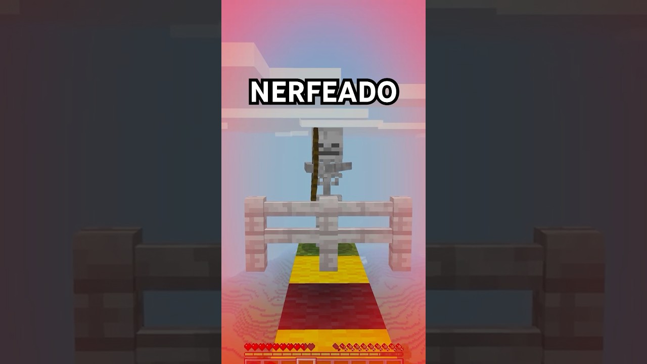 NERFEARON a los ESQUELETOS en Minecraft