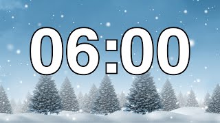 6 minute winter timer with alarm at end 🎵❄️