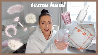 HUGE TEMU HAUL 2024 | what I ordered vs what I got | aesthetic home & that girl self care finds