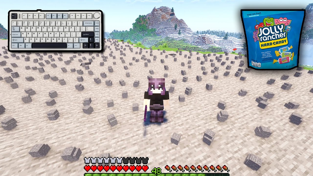 Minecraft ASMR Lets Play Episode 63 (Hard Candy, Whispering & Keyboard Sounds)