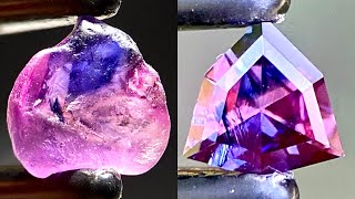 Download Lagu Faceting a bicolor Sri Lankan sapphire MP3