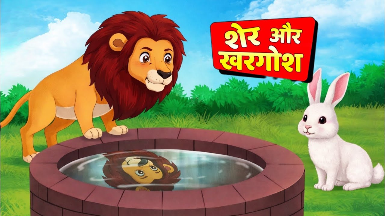 शेर या खरगोश || खरगोश की चतुराई ने बचाया पूरा जंगल  || viral || hindi stories|| moral stories 