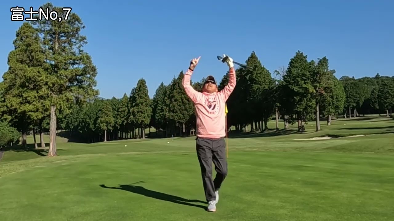 ももキンとラウンド　富士チサンカントリークラブ　前半