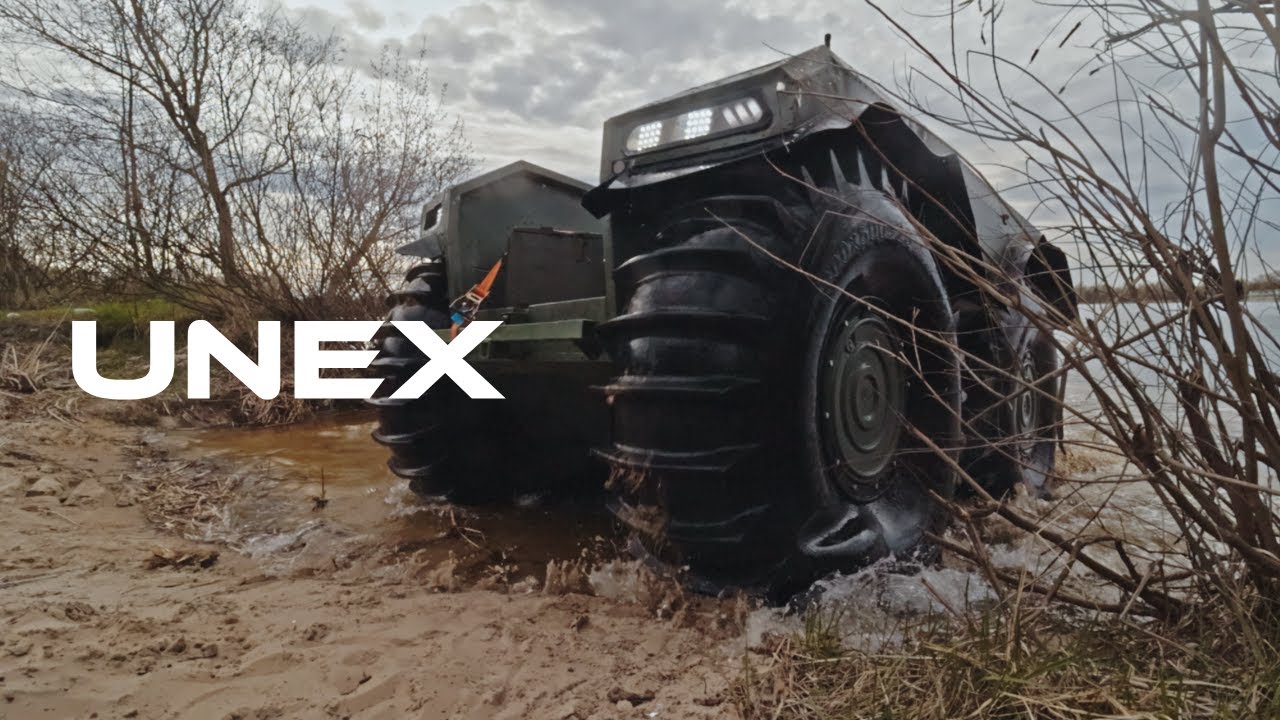 Discover the UNEX UGV, an All-new Amphibious Platform