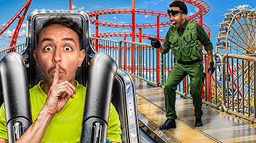 GIANT HIDE AND SEEK IN AN AMUSEMENT PARK!!