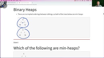 Binary Heaps Lecture, May 6, 2022