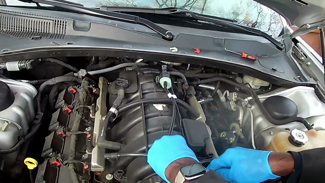 How To Replace Evap Solenoid On A 15' Dodge Charger!! - YouTube