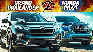 BEST FAMILY SUV?? -- Toyota Grand Highlander vs Honda Pilot: Comparison