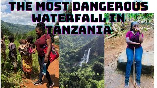 KINOLE WATERFALL ,The most dangerous waterfall in Tanzania . Ulugulu mountains #morogoro #tanzania