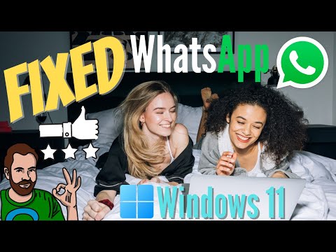 WhatsApp Desktop Windows 11 not working FIXED [{ 100 FIX }] | QUICK FIX | eTechniz.com 👍
