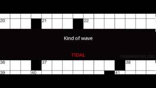 Kind of wave Crossword Clue Solution