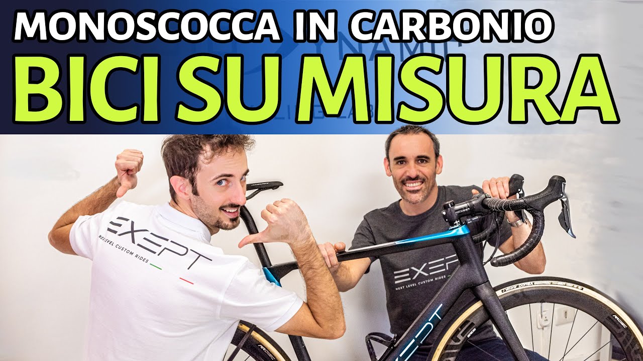 Vi presento la BICI IN CARBONIO MONOSCOCCA SU MISURA Made in Italy! -  YouTube