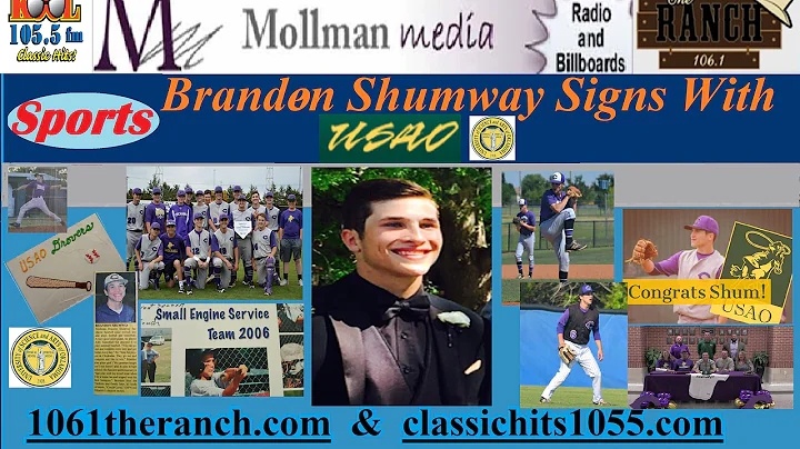 Brandon Shumway Signs with USAO