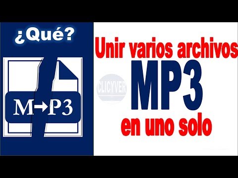 Video: Cómo Fusionar Dos Archivos Mp3